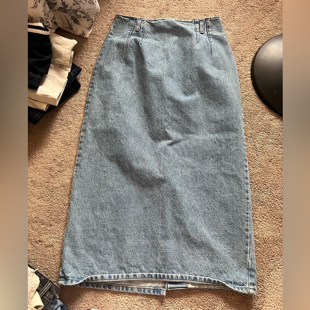 Denim Maxi skirt 90s size 28